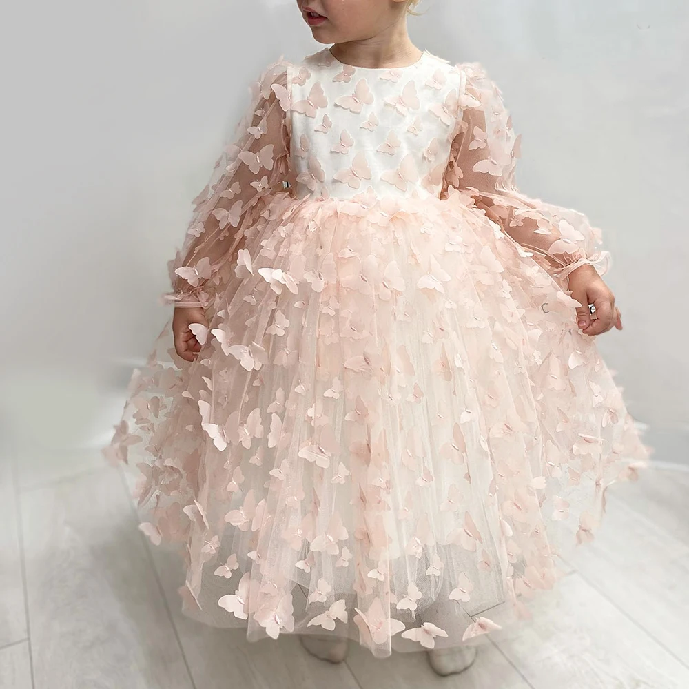 fairy dresses for infants Fairy Birthday Outfit, Long Flower Tutu Pageant Dress, Baby Girl Crochet Top, Over the Top Headband Butterfly Wings Pearl Bracelet Costume