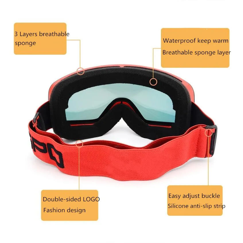Anti Fog Double Lens Snowboarding Polarized Best Designer Snow