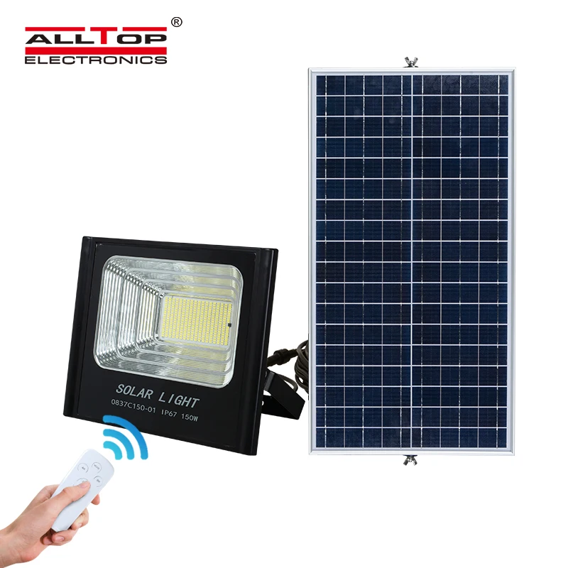 ALLTOP High Temperature Resistant Outdoor Waterproof IP67 SMD 50w 100w 150w 200w Solar LED Flood Light Prices