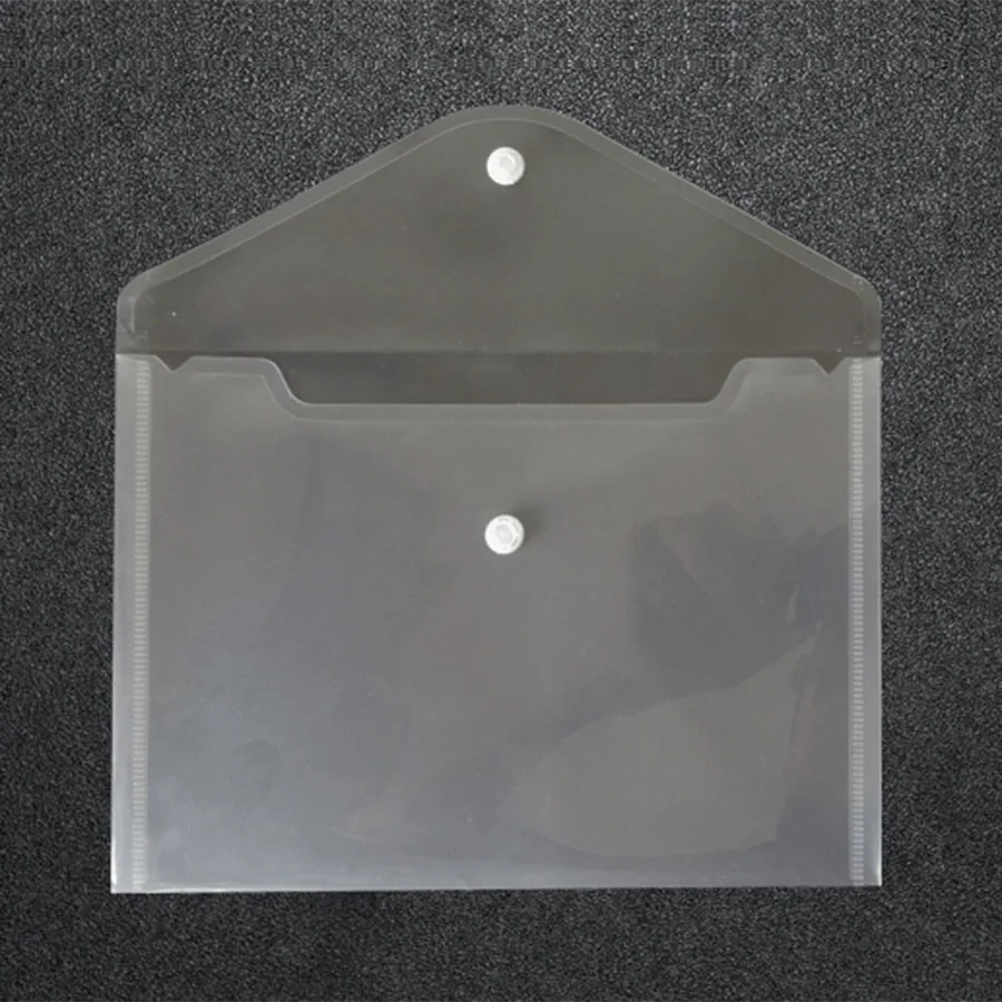 Promotional A5 Clear Plastic Pp Document Sleeve Envelope File Folder