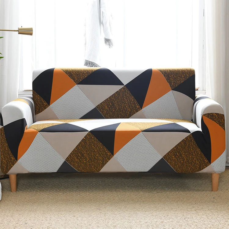 Wholesale Waterproof Printed Stretch Sofa Covers Cheap Sofa Slipcover
