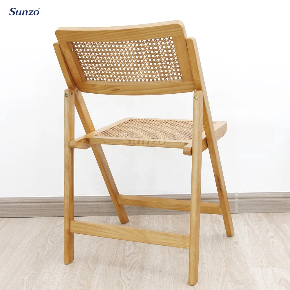 Cheap Rattan And Wooden Folding Dining Chair Buy Folding Dining Chair