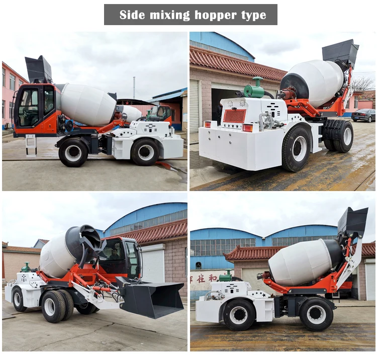 Prompt Delivery Mobile Concrete Mixer Capacity Cement Mixer With Pump ...