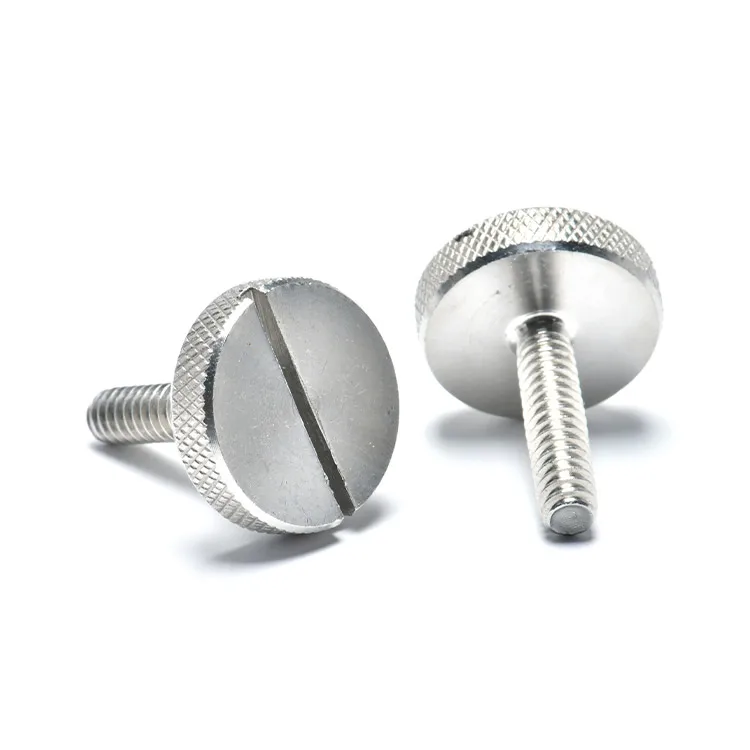 High Precision M3 Stainless Steel Flat Head Knurled Thumb Screws Buy