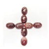 Natural oval loose gemstone cabochon strawberry quartz