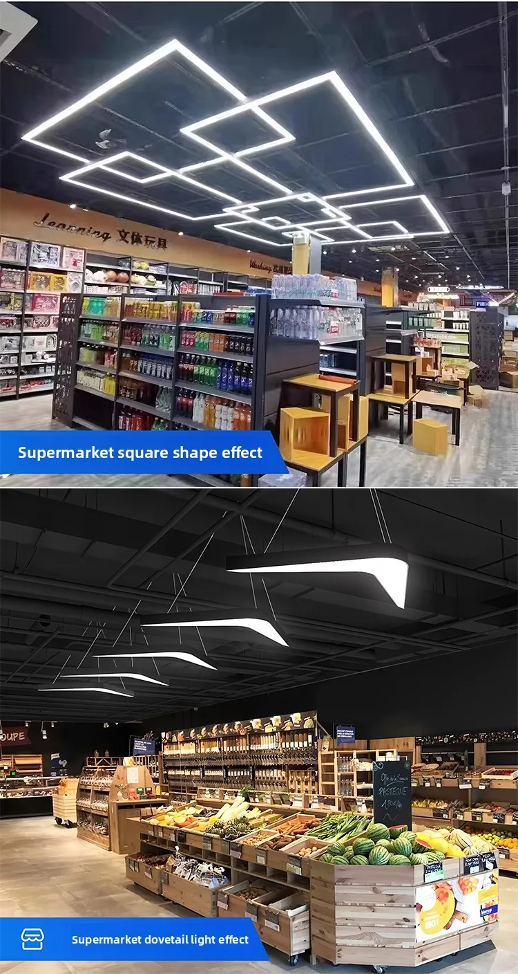 product custom led lighting fixtures for living room for arcade city ktv shopping mall industrial style internet cafe dance studio-10