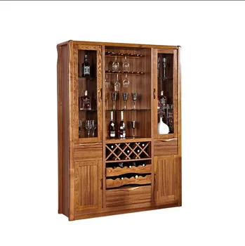 2019 China Custom Antique Liquor Cabinet With Lock And Key