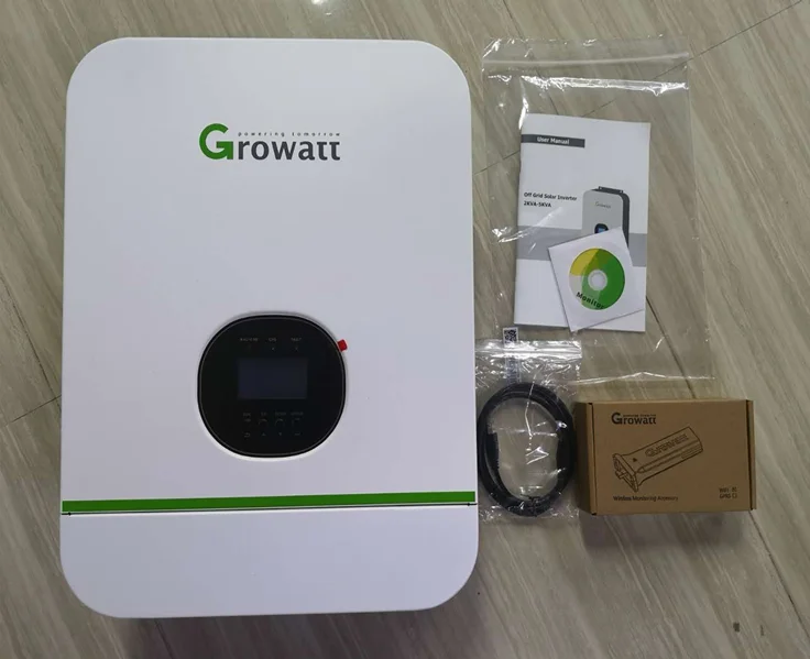 Growatt Off Grid Solar Inverter With Mppt Charge Controller 3kw 5kw