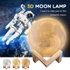 Wholesale mini full lunar moon ball shaped led 3d print moon lamp