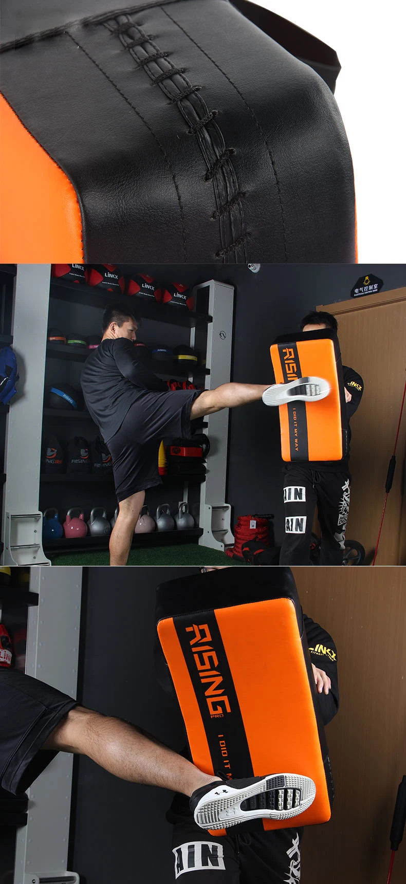 Rising Taekwondo Karate Curved Kicking Shield Large Kick Shields Pad