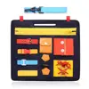 Customized Educational Learning Toys Toddler Basic Skills Activity Plush Busy Board