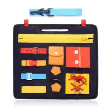 a atividade educativa Board Placa De Bebê Ocupado para crianças sensorial Montessori Brinquedo