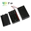 3 AAA battery holder with switch and cover, 4.5V 3XAAA battery case