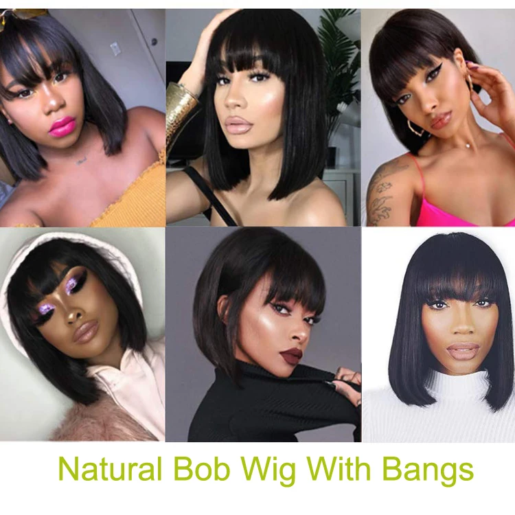 12 inch fringe wig