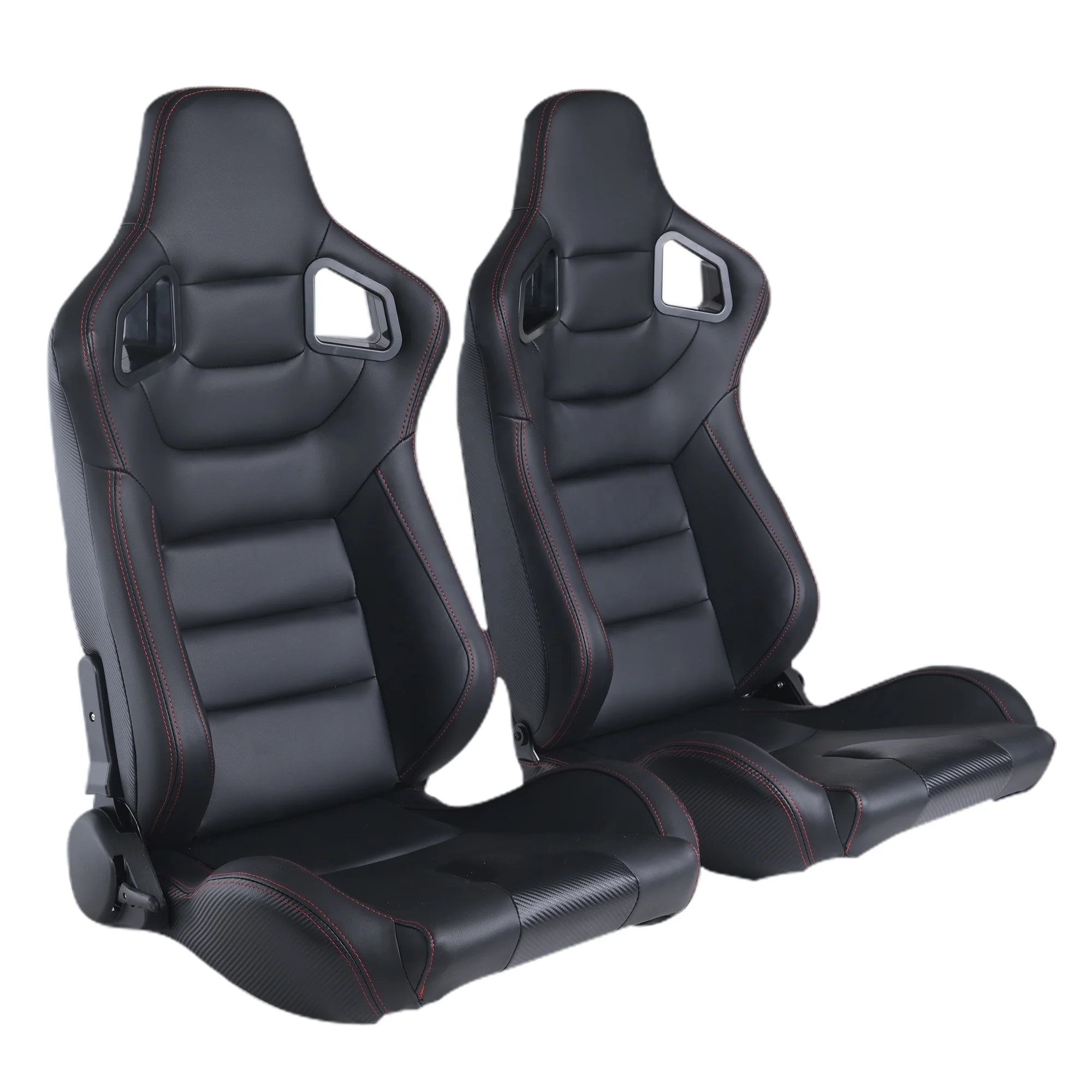 wholesale Custom pvc racing seats with Double slider