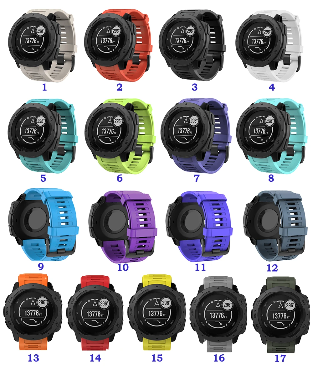 garmin instinct strap size