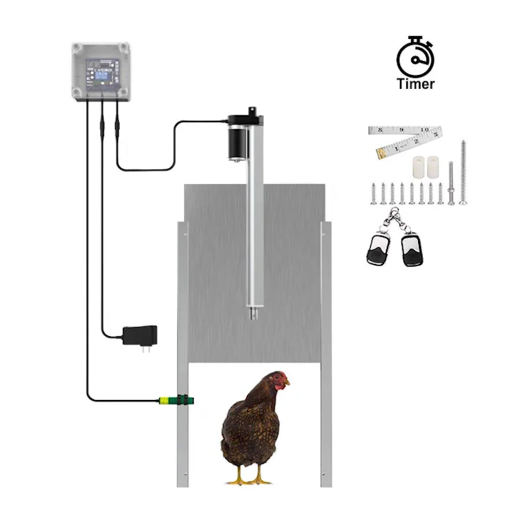 C2 Electric With Time Automatic Chicken Coop Opener Door Buy Automatic Chicken Coop Door