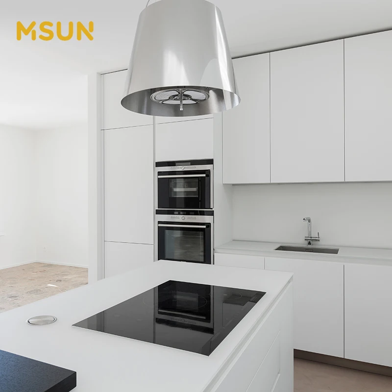 Msun White Resin Stone Marble Kitchen Countertop Kitchen Island Tops