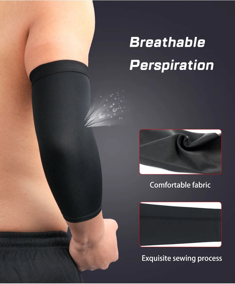 Hb004 Compression Free Sample Basketball Elbow Support Sleeve Arm