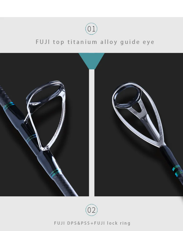 Deep Sea Fishing Rod Jigging Rod Big Fish Classic Fishing Rod 29kg Drag