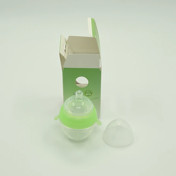 Silicone Milk Feeding Bottle Baby Bottles Infant Feeder Bottle