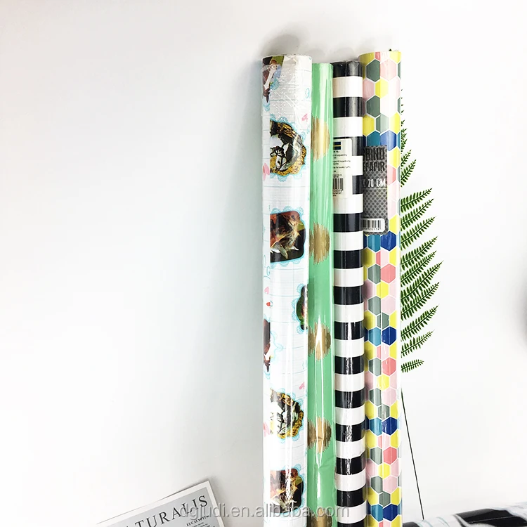 
manufacture Gold Foil Wrapping Gift Paper Custom Printed Rolling Papers For retail 