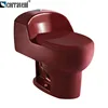 Cheap one piece toilet sanitary ware ceramic wc siphonic toilet sanitary ware one piece toilet SH111-Agate Red
