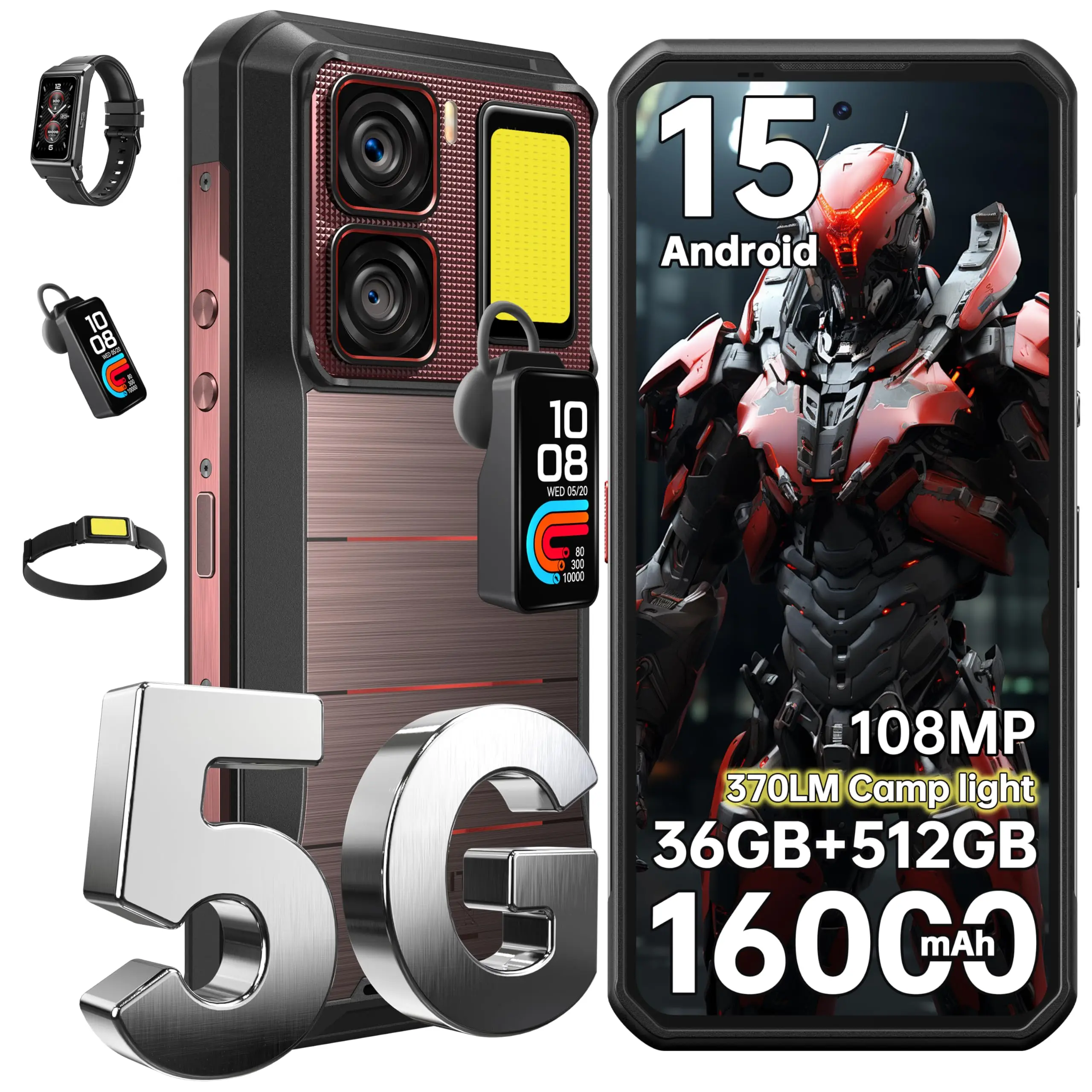 Modular rugged cellular telephone with detachable battery and camera module
