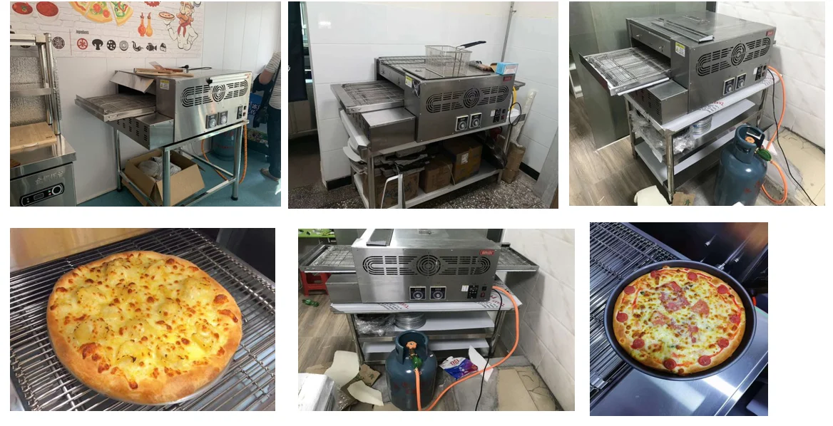 Electric Pizza Oven Gas Pizza Oven Gas Conveyor Pizza Oven For Fast