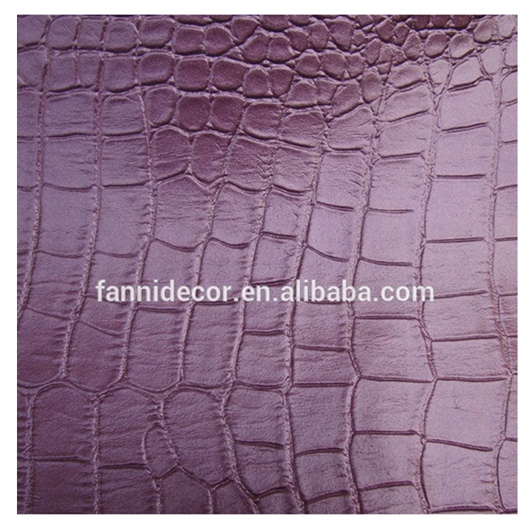 Crocodile Skin Sofa Leather Fabric Crocodile Synthetic Leather Fabric For Sofa Upholstery