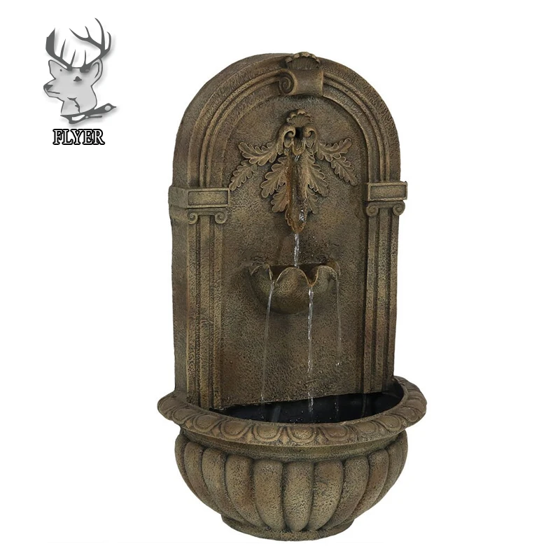 New Design Life Size Garden Decoration Waterfall Wall Fountain For Sale