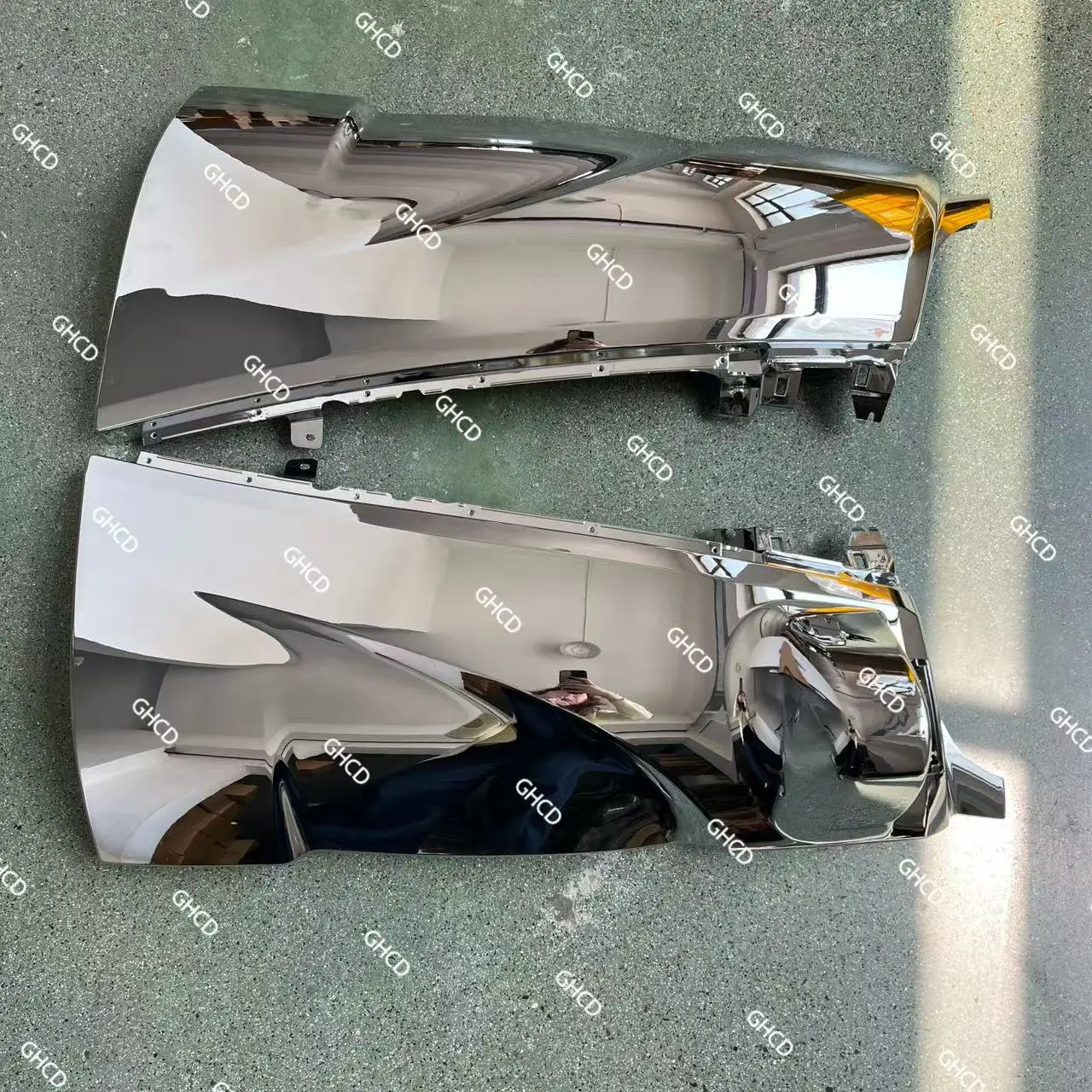 product ghcd high quality chrome plated corner panel for japanese truck new hino 500 mitsubishi isuzu nissan made of durable plastic-4