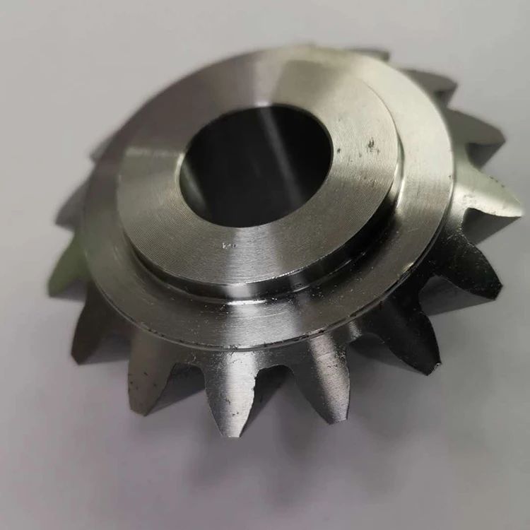 Factory Oem Steel Small Spiral Steel Straight Bevel Gear With Keyway