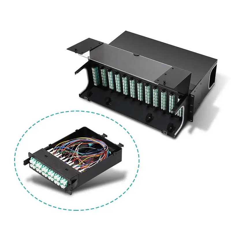 MTP.MPO кассеты. Оптическая панель MTP. Волоконно-оптическая кассета MTP (C направляющими штырьками),. Оптическая патч-панель om4 (8 Duplex LC) #A.1.