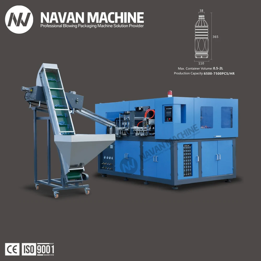 High Precision Professional Factory Direct Pet Blowing Machine High Speed Automatic Plastic Bottles Making Machine SMC Motor Hot details