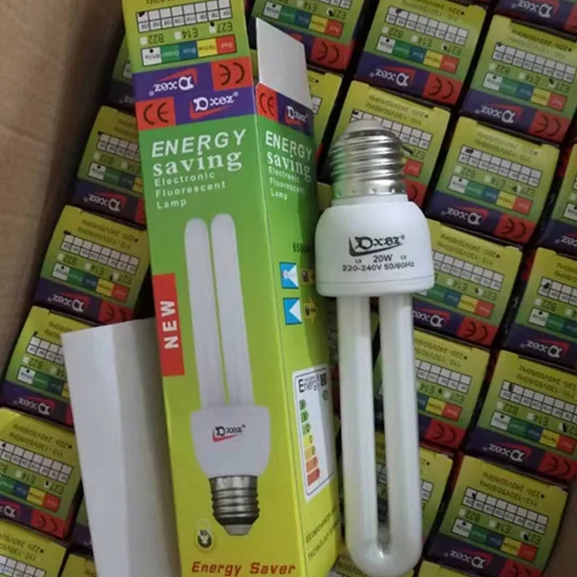 5w 7w 9w 11w 13w 15w 18w 2u Energy Saving Cfl Bulbs With E27 Base 220v