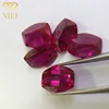 Barrel gems 5# 8x10mm special shape Cut Synthetic corundum ruby High quality and low price Niel gems