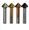 high quality M35 Cobalt coating 3 flute 60 90 120degree HSS Chamfer Cutter Mill Drill