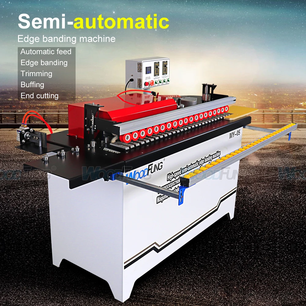Edge Banding Machine For Hot Glue High Light Acrylic Edge Strip Bonding