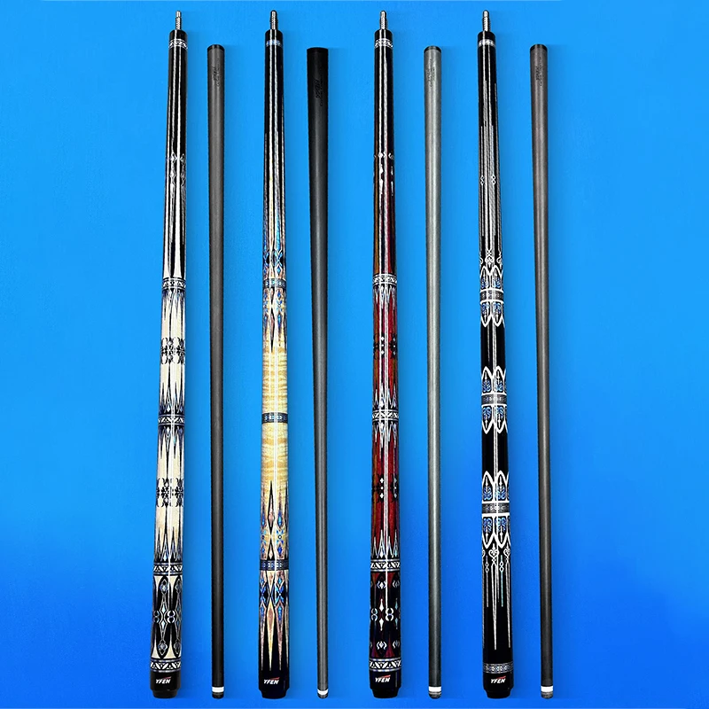 YFEN M1 M2 58'' Pool Cue Stick - Durable Carbon Fiber Shaft