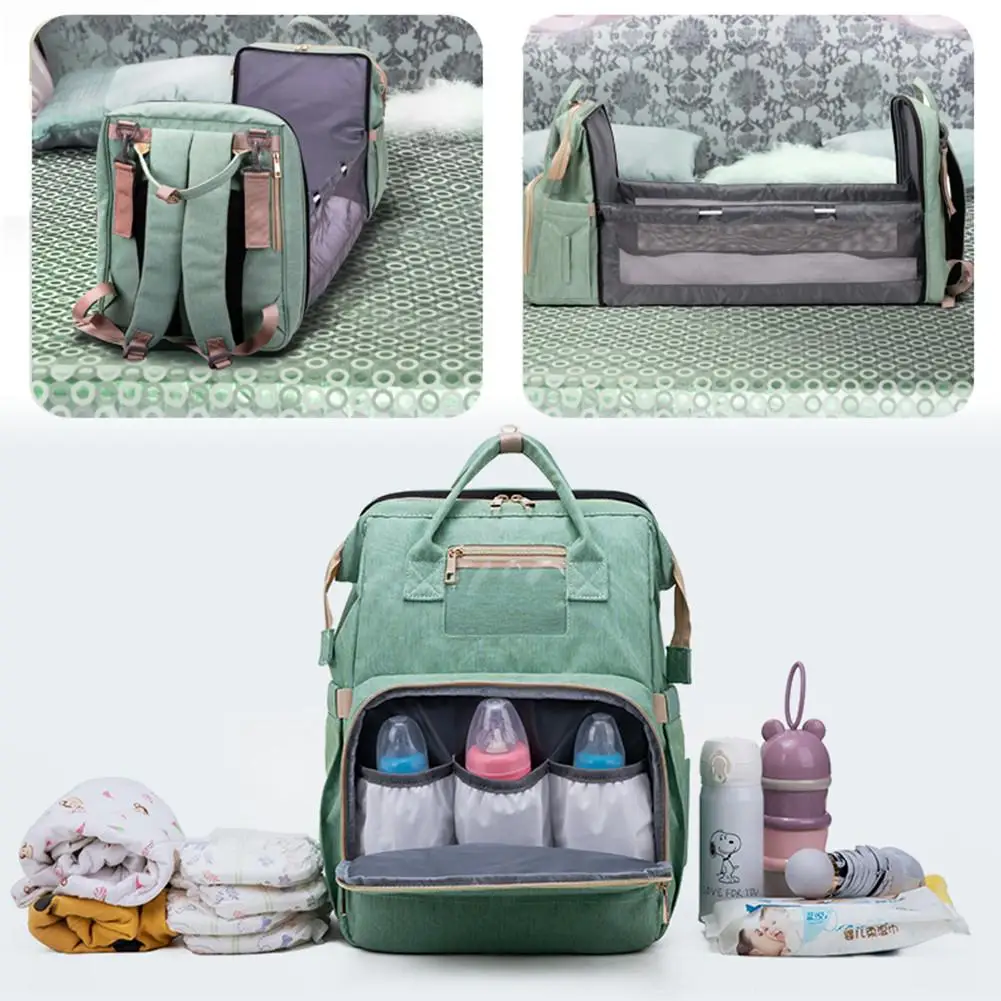 diaper bag backpack with bed