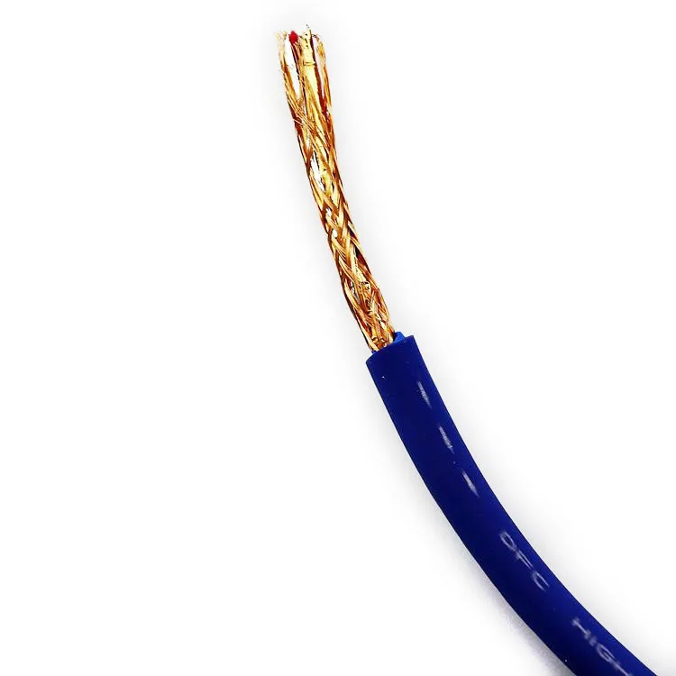 Factory Bulk Low Noise Flexible Double Shielded Extension Spiral Cable