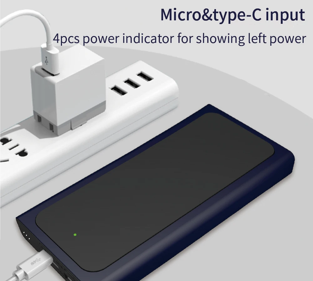 Betka Waterproof Power Banks Light Power Bank Portable Charger 20000Mah Wireless Power Bank Batteries - ANKUX.COM