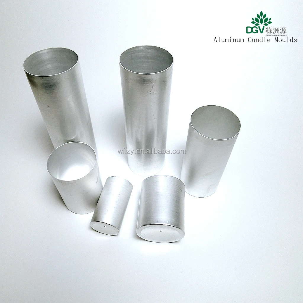 Aluminum Metal Pillar Candle Mould For Candle Making Candle Moulds