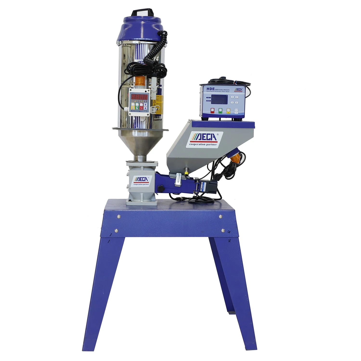 
plastic color masterbatch volumetric doser plastic pellet color mixer 