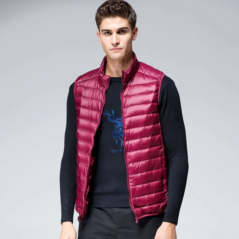 mens lightweight down vest