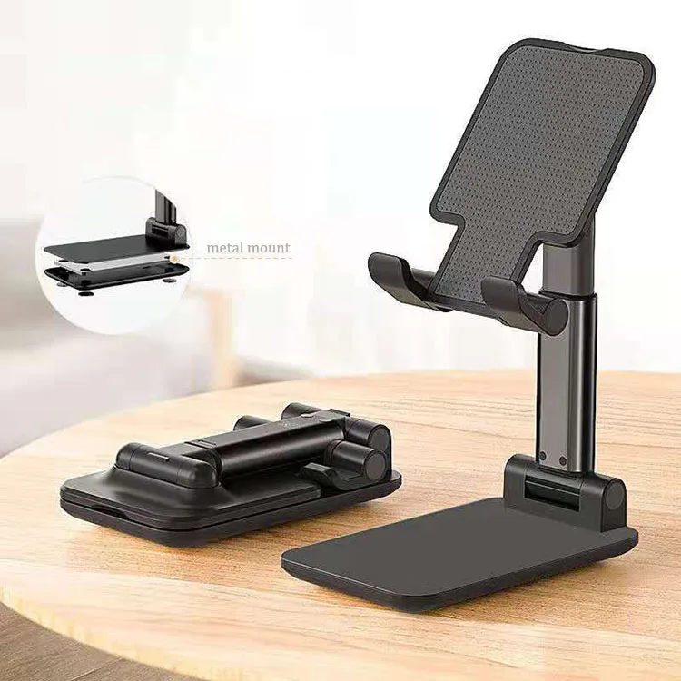 Folding Desktop Tablet Phone Stand Mini Mirror Portable Folding Desktop ...