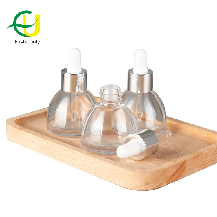 
Eu-beauty cosmetic dropper clear glass tube pipette different type 