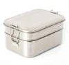 Bare Ware Two Layer Stainless Steel Lunch Box Set,Eco Friendly Food Container Bento with Tray For Adults and Kids
