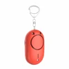 security gadgets for women body self defense handheld personal alarm keychain with led light